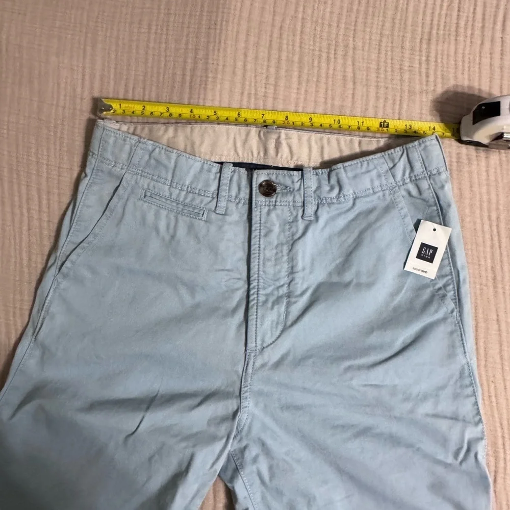 GAP kids Sky Blue Flat Front Shorts
